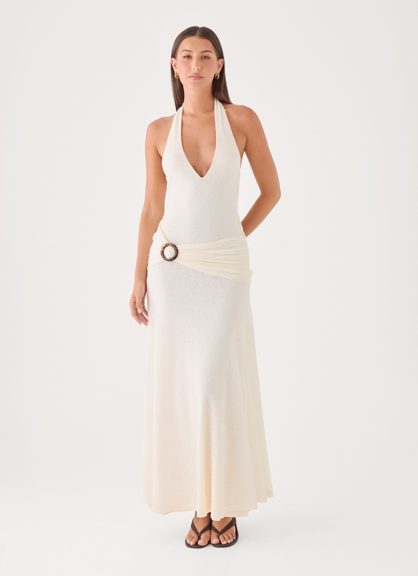 Lisa Maxi Dress - Ivory view 4