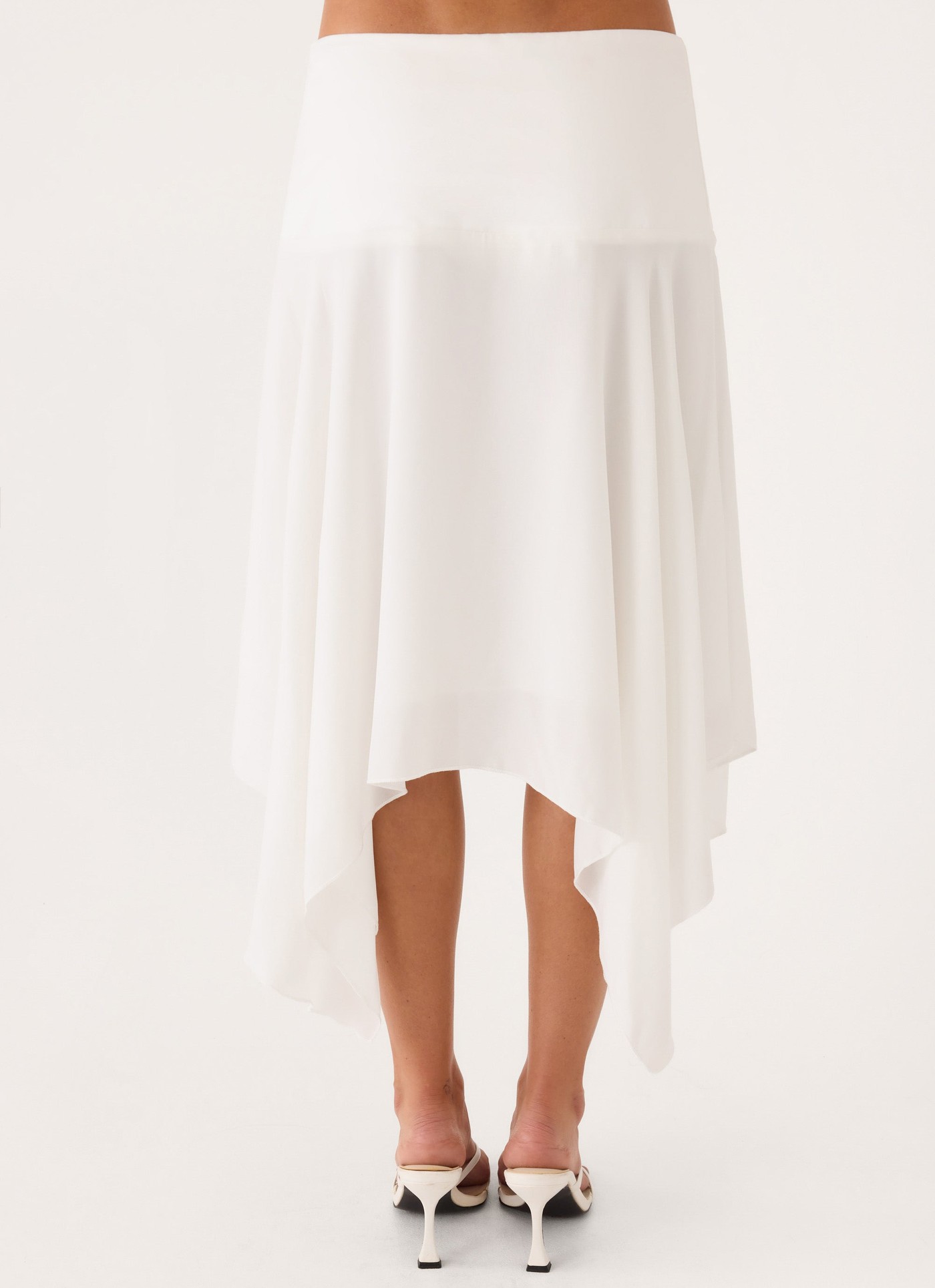 Madi Midi Skirt - White view 4
